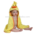 Toalha de banho de cara de pato bonito com capuz para meninos e meninas, extra macio bambu com capuz toalha para recém-nascidos, crianças e crianças